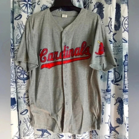 St. Louis Cardinals Jersey Men’s XL Stadium Giveaway Jersey Gray - Picture 1 of 9